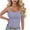 Purple, variant on COMVALUE Tank Tops for Women Square Neck Spaghetti Strap Double Lined Y2K Going Out Camisole Top White One Size
