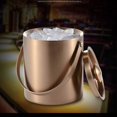 thumbnail image 2 of Ice Bucket Exclusive Well Made Insulated Double Wall Stainless Steel Champagne Bucket Keeps Ice Frozen Longer, 2 of 5