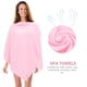 thumbnail image 2 of Toallas de microfibra suave Toalla de baño de secado rápido grande para spa Playa Natación Camping 70x140cm (rosa claro), 2 of 6