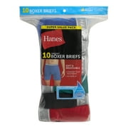 Underwear Boxer Briefs, 10-Pack, Super Value Boxer Briefs, Moisture-Wicking