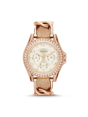 Fossil Women's Riley Leather Watch (Style: ES3466)