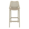 thumbnail image 6 of Compamia Air Patio Bar Stool in Taupe, 6 of 7