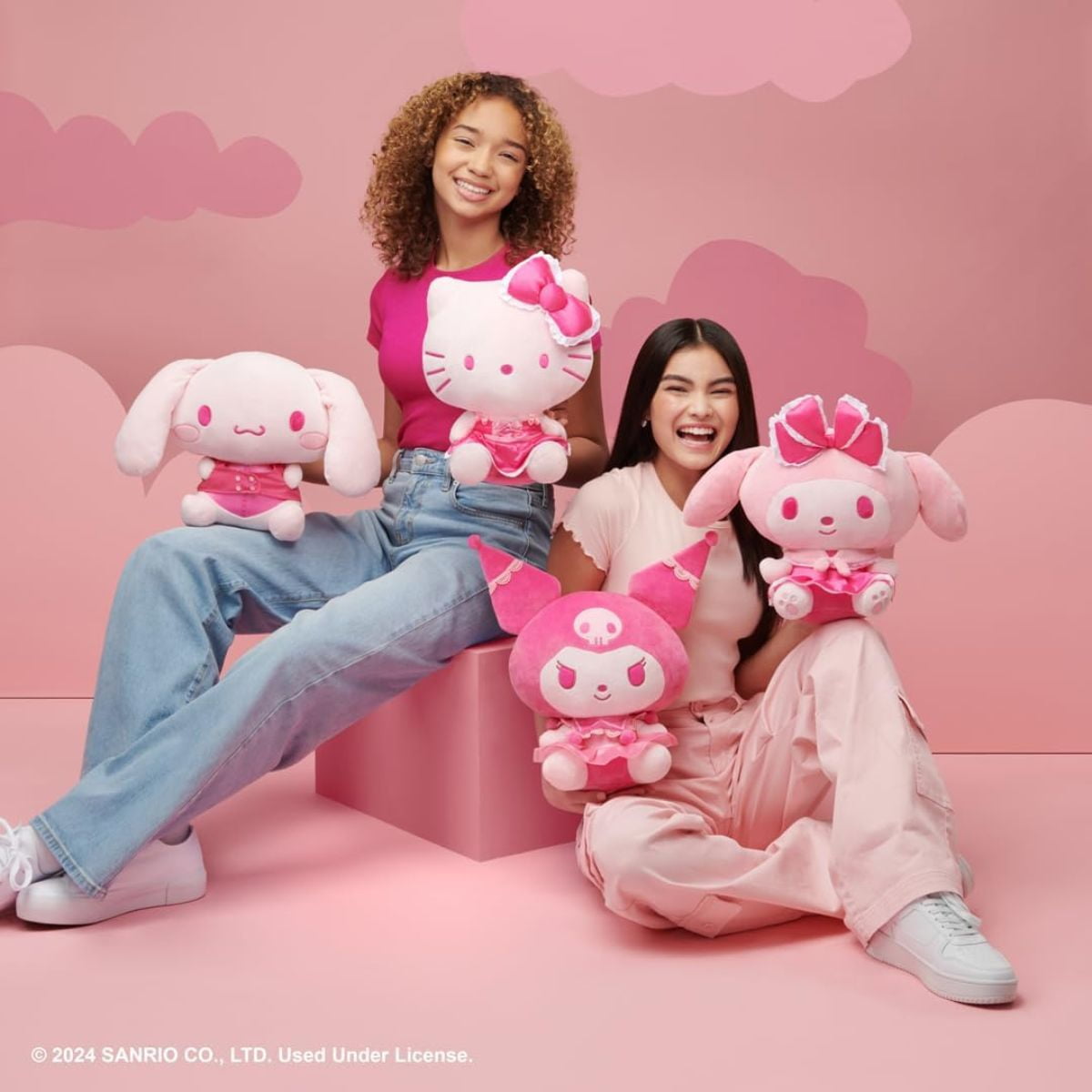 KITTY GOODS COLLECTION 12号13号14号 Original Hello Kitty in Pink Sailor Dress Plush 12
