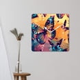 thumbnail image 3 of 14 Inch Wall Clock Battery Operated Square Clock for Office, Kitchen, Outdoor, Living Room,Butterflies Natural, 3 of 4