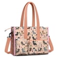 thumbnail image 2 of Teacher Tote Bag,Black Cute Dachshund Dog and Wine Teacher Utility Tote Bag,Large Work Tote Bags for Women with Multiple Pockets,Top Zipper Closure,13.8x10.6x6.7 Inch, 2 of 5