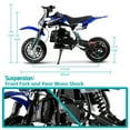 thumbnail image 7 of SAY YEAH Dirt Bike,2-Stroke Steel Frame Mini bike for Age 8+,Max Speed 25mph,Maximum load 180lbs, 7 of 7
