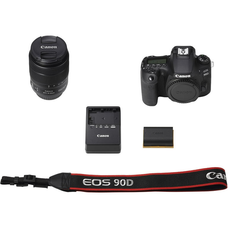Canon EOS 90D DSLR Camera with 18-135mm Lens - Advanced