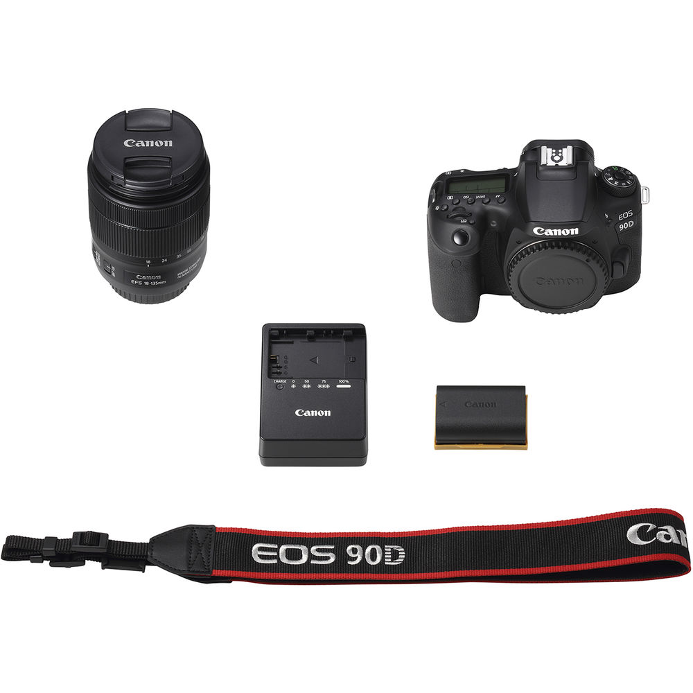 Canon EOS 90D DSLR Camera W/ 18-135mm Lens 3616C016  - Advanced Bundle - image 4 of 5