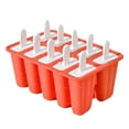 thumbnail image 2 of PRETXORVE Trays for Freezer, 10 New Slicone Ice Tray Maker Homemade Diy Popsicle Ice Cream, 2 of 7