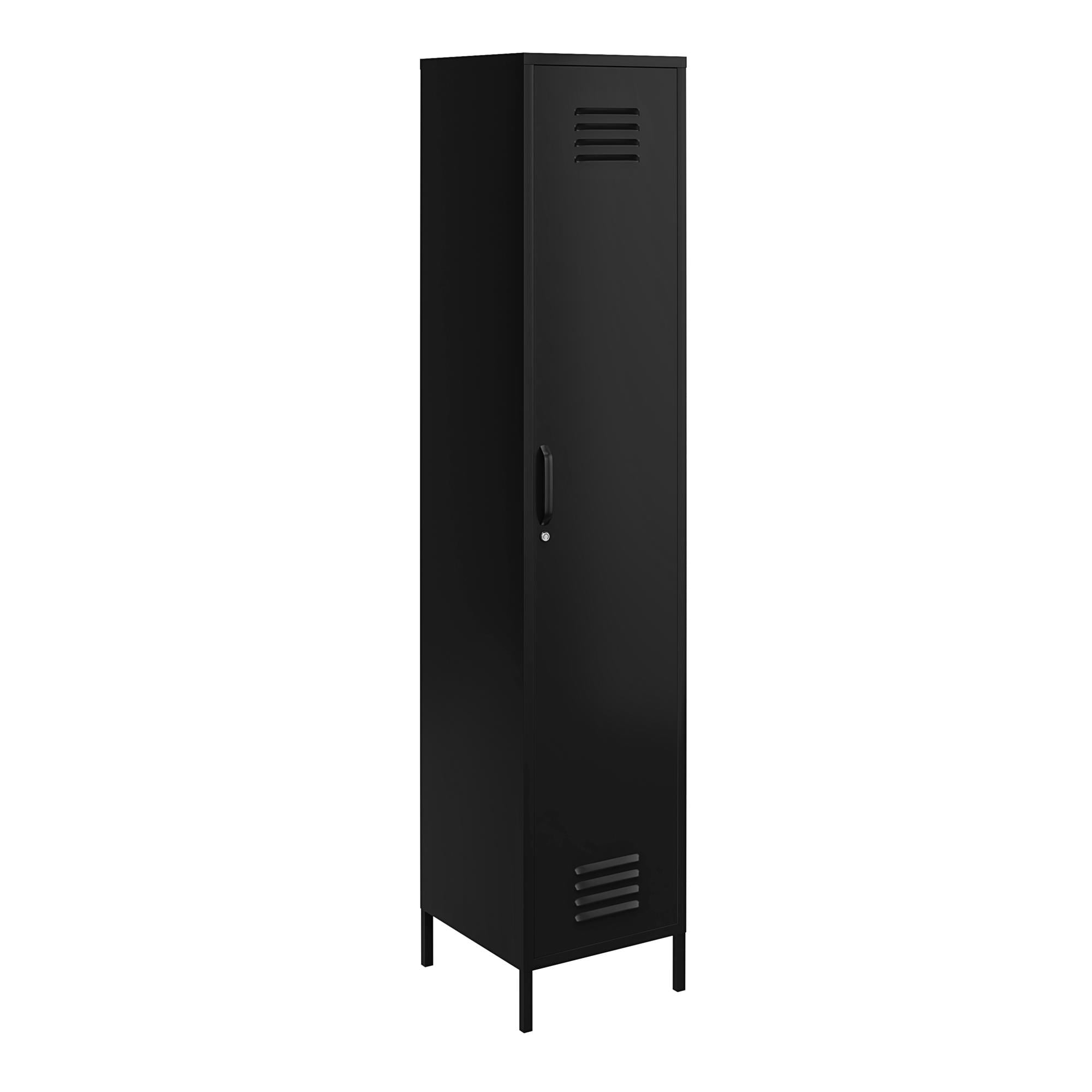 Buy RealRooms Shadwick Single Door Metal Locker Storage with 4