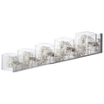 thumbnail image 6 of ET2 E22835-18SVPC Gem 5 Light Polished Chrome Vanity Wall Light, 6 of 7