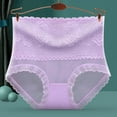 thumbnail image 2 of ShomPort Women's Briefs High Waisted Floral Lace Underwear Comfortable Breathable Hipster Panties, 2 of 3