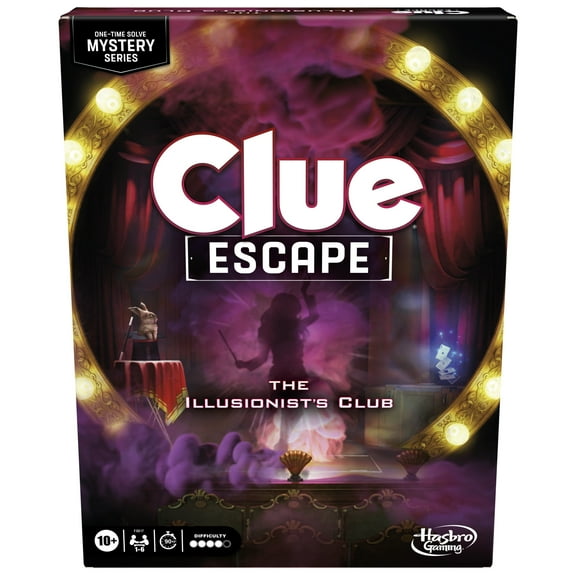 Clue Escape: The Illusionist’s Club Escape Room and Mystery Board Game