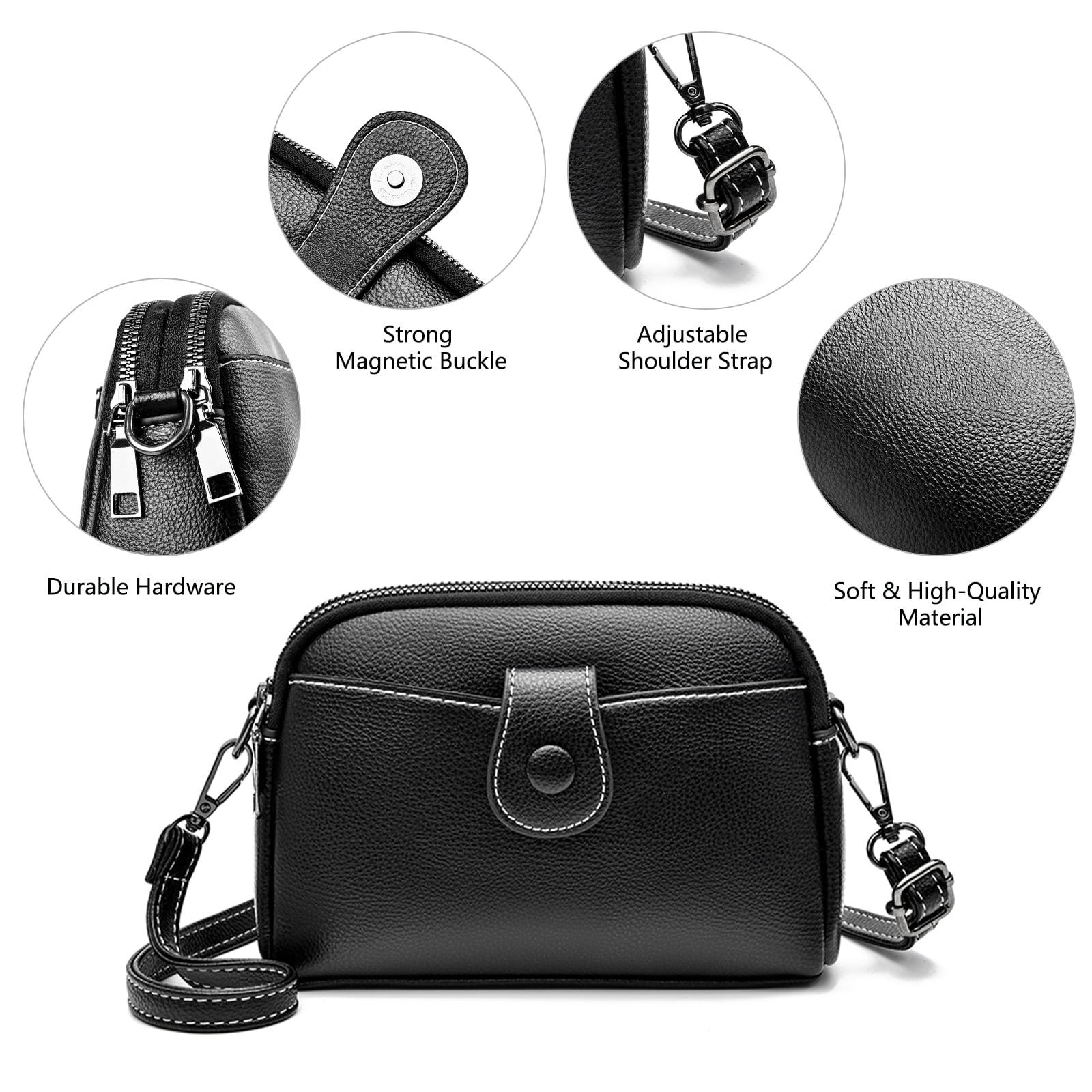 Cute Hobo Tote Handbag Purse for Women Small Nylon Shoulder Bag Mini Clutch  Purse with Zipper Closure - Walmart.com