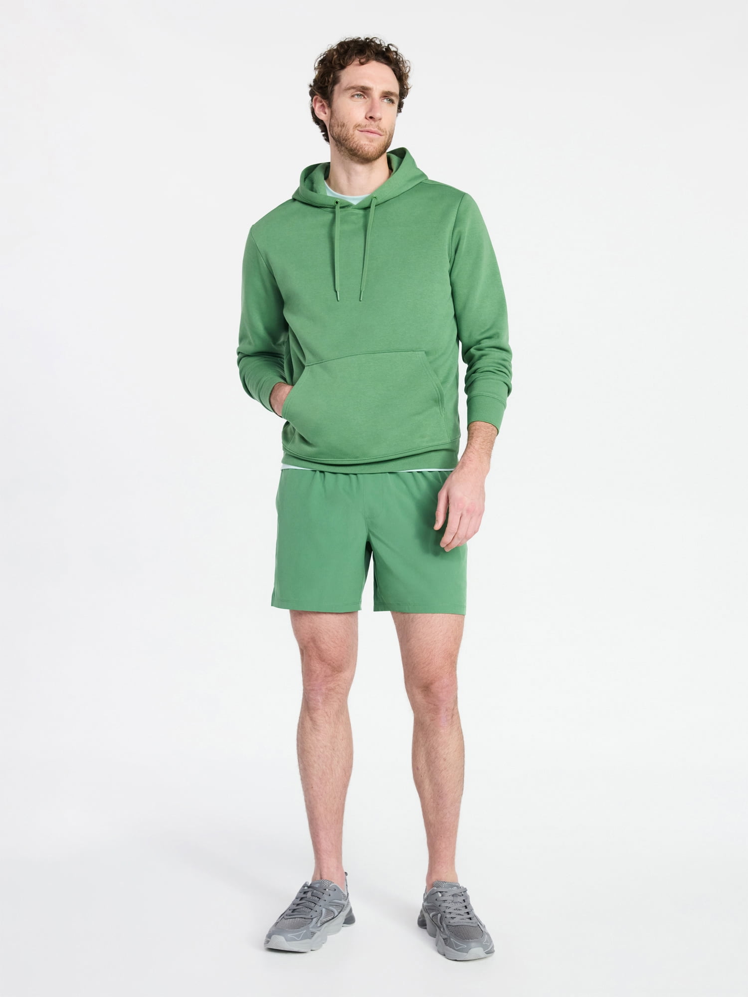 Athletic Works Men's and Big Men's Woven Running Shorts, 6" and 8" Inseams, Sizes XS-5XL