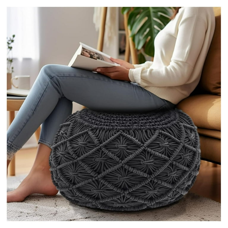 Macrame bean bag hotsell