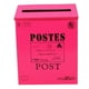 thumbnail image 1 of Buzón de correos retro europeo para exteriores, montado en la pared, buzón de correos Rosa roja, 1 of 6