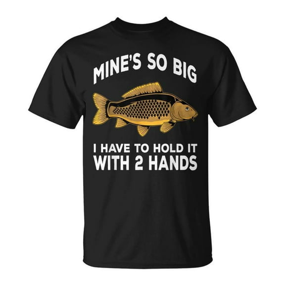 SPEEDRUN Fisherman Saying Carp Fish Joke Men's Carp Fishing T-Shirt