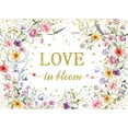 thumbnail image 3 of Love in Bloom Bridal Shower Backdrop Wildflower Wedding Bridal Shower Banner Background Spring Floral Engagement Wedding Bachelorette Party Photo Decor Supplies, 3 of 4