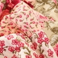 thumbnail image 4 of Colcha con forma de cm, diseño floral de verano, tamaño completo, tamaño queen, con almohada, 4 of 9