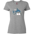 thumbnail image 3 of Inktastic Shark Dinner Women's T-Shirt, 3 of 5