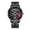 D003- Red, variant on Wheel Design Mens Fashion Watch, Stainless Steel, Birthday Gift for Men, Green Detail, Auto Quartz Movement, Anniversary Gift for Husband, 1 Pc