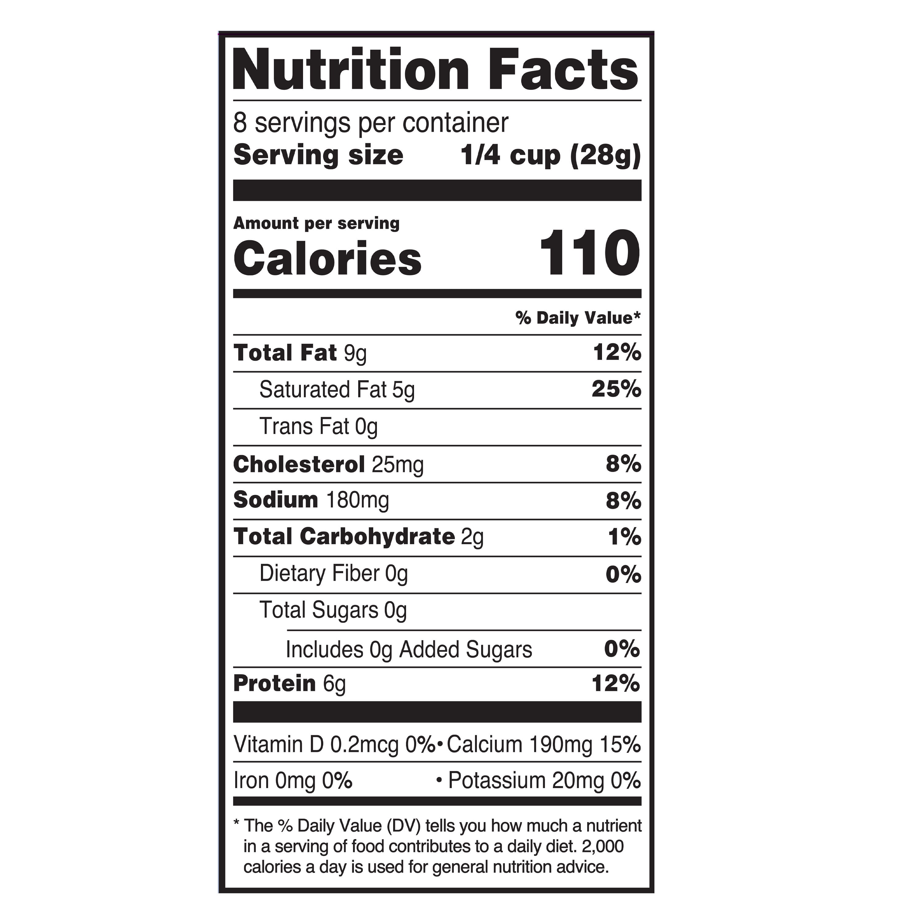Great Value Shredded Sharp White Cheddar Cheese, 8 oz