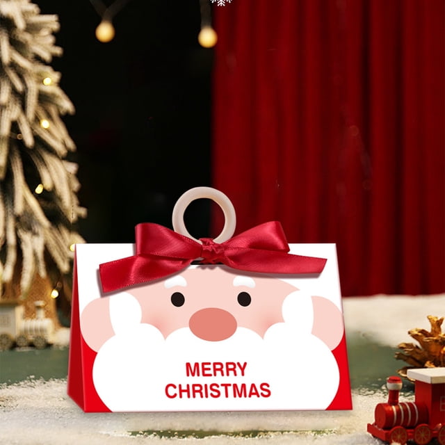 Christmas Decoration Father Christmas Candy Gift Box Christmas Eve Packaging Empty Cardboard Box