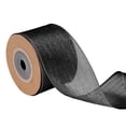 thumbnail image 1 of Cinta de Organza con Alambre Uxcell, 1-1/2 Pulgadas x 10 Yardas, Cinta Metálica Negra para Manualidades y Decoraciones, 1 of 7