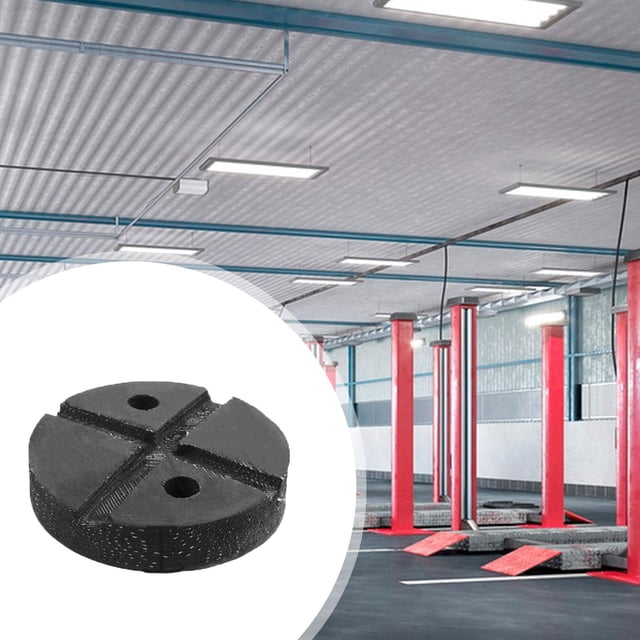 Almohadilla de goma para elevación de automóviles, almohadilla para brazo de elevación, almohadilla de elevación de alto rendimiento, sólida, antidesl 120 x 120 x 24 mm