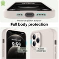 thumbnail image 3 of Funda de Silicona Engrosada para iPhone 12 Pro Max, Piedra, 3 of 7