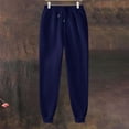 thumbnail image 2 of Gibobby Women's Casual Loose Wide Leg Cozy Pants Yoga Sweatpants Comfy High Waisted Sports Athletic Lounge Pants with Pockets(Navy,3XL), 2 of 4
