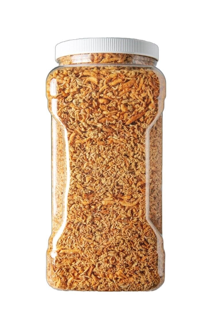 Plankton, Mysis Shrimp & Arctic Krill Bits- Freeze Dried for for Marines, Corals, Anemones, Koi & Pond Fish, Cichlids, All Tropical Fish…14oz Lg Jar