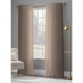 thumbnail image 4 of Brown Ombre Sheer Curtains 84 Inch Length 2 Panels Set for Living Room/Bedroom, Modern Gradient Abstract Art Semi Curtain Sheers Drapes Rod Pocket Curtains Window Treatment Set 52''x84''x2, 4 of 7