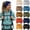 Color Series 05, variant on 10 Pack Extra Wide Turban Headbands for Women, Non Slip Stretch Hair Wraps