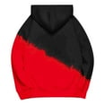 thumbnail image 5 of Olyvenn Hoodies for Women Aesthetics Cute Long Sleeve Sweatshirt Contrasting Color Casual Pullover Tops Fall Fashion Clothes Red S, 5 of 5