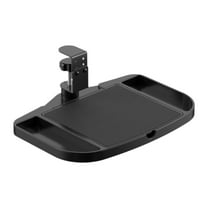 Under Desk Mouse Tray Clamp on Desk Organizer Adjustable Height Space Saving Storage for Home Office Study