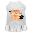 thumbnail image 4 of Halloween Pet Dog  Cat Dress Screen Printed, "Don't Scare Me, I Poop Easily", 4 of 11
