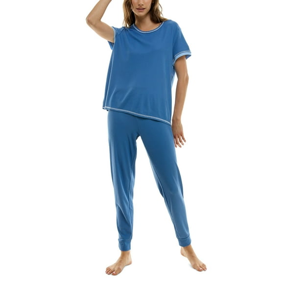 Roudelain Women's 2-Pc. Double-Sleeve Pajamas Set - Riverside, Size X-Large