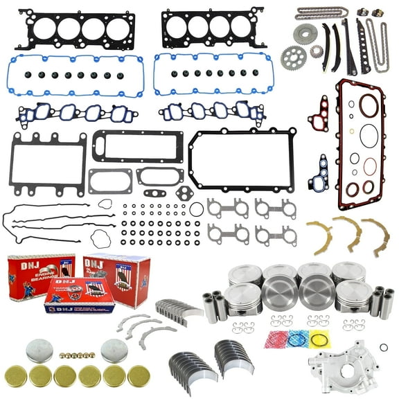 DNJ EK4176M Master Engine Rebuild Kit Fits Cars & Trucks 2002-2003 Ford F-150 5.4L SOHC V8 16V 330cid VIN 3