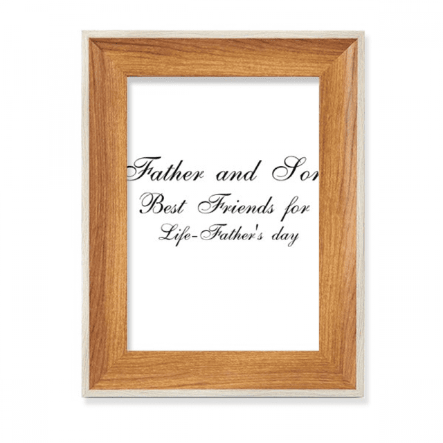 Father and Son Festival Quote Desktop Wooden Photo Frame Display Picture Art Painting Multiple Sets