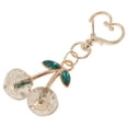 thumbnail image 5 of Unique Bargains Fashion Crystal Cherry Handbag Charm Gold 1 Pc, 5 of 5