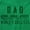 Irish Green, variant on Dad Genuine World's Greatest Father Zip Hoodie Sweatshirt Men Brisco Brands M