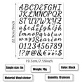 thumbnail image 4 of Calcomanías Autoadhesivas Rolin Roly Letras Negras Vinilo para Buzones y Vehículos, 4 of 7
