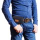 thumbnail image 5 of Bolsa Riñoneras de lona para hombre riñonera para teléfono al aire libre informal de mediana edad JShteea Para Estrenar, 5 of 7