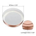 thumbnail image 2 of Unique Bargains 70mm/2.76' Regular Mouth Tin Plate Mason Jar Lids for Canning Jars, Rose Gold 20Pack, 2 of 5