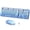 Blue Gradient, variant on Wireless And Mouse Combo 104 Keys Full-sized Typewriter Keyboards 2.4 Ghz Usb Receiver Plug Play For Windows Pc Laptop Desktop (blue Colorful)