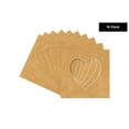 thumbnail image 3 of Thicket Suede Acid Free 7x7 Heart Picture Frame Mat with White Core Bevel Cut for 4x5 Pictures -, 3 of 4