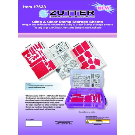 Zutter Cling & Clear Stamp Storage System (Best Way To Store Stamps)