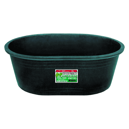 Tuff Stuff Heavy Duty 40 Gallon Oval Water Feed or Storage Tank Tub Green Tuff Stuff Heavy Duty 40 Gallon Oval Water Feed or Storage Tank Tub Green
